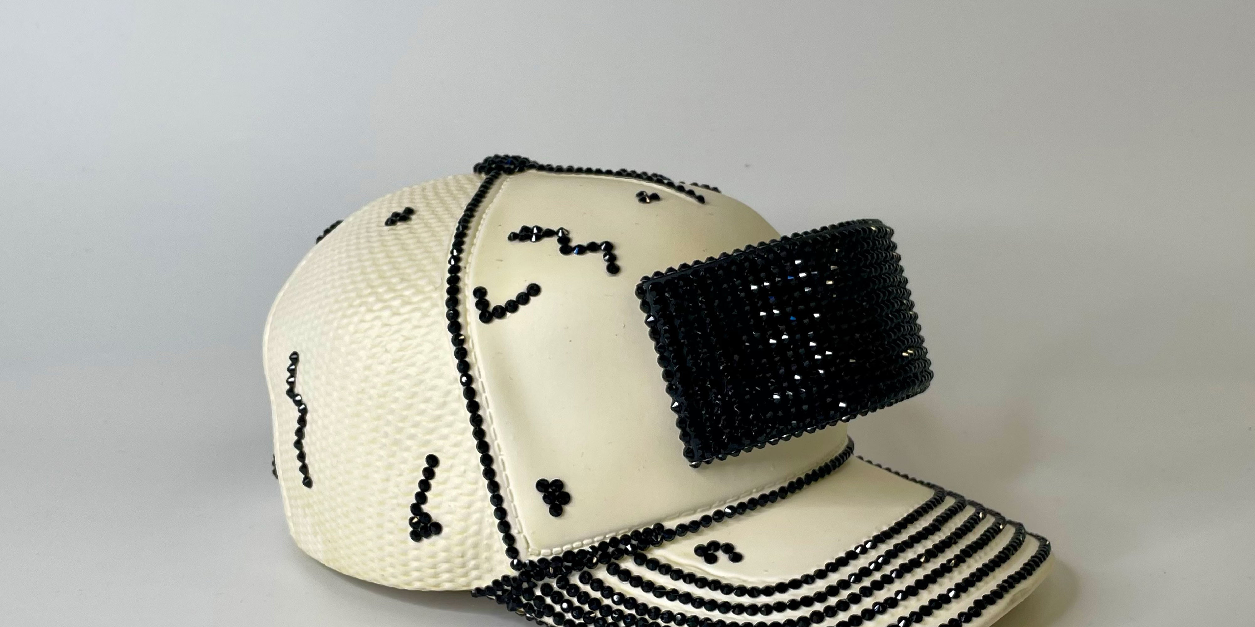 Partch Sculpture Trucker Cap Crystal Black