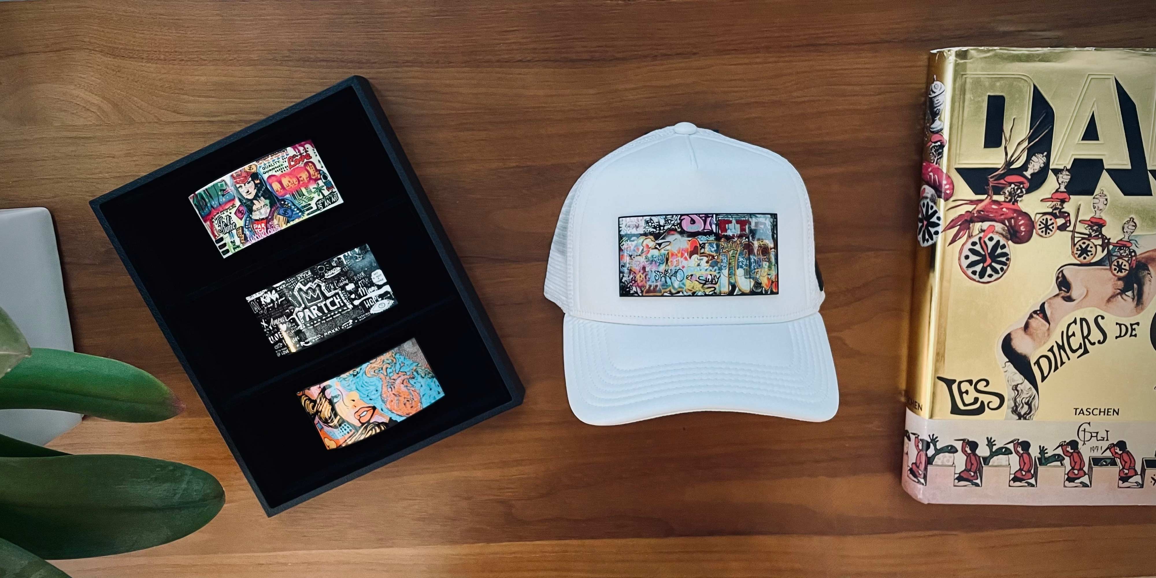 Men's Trucker Hat Urban Style 5 Panel in White | Partch