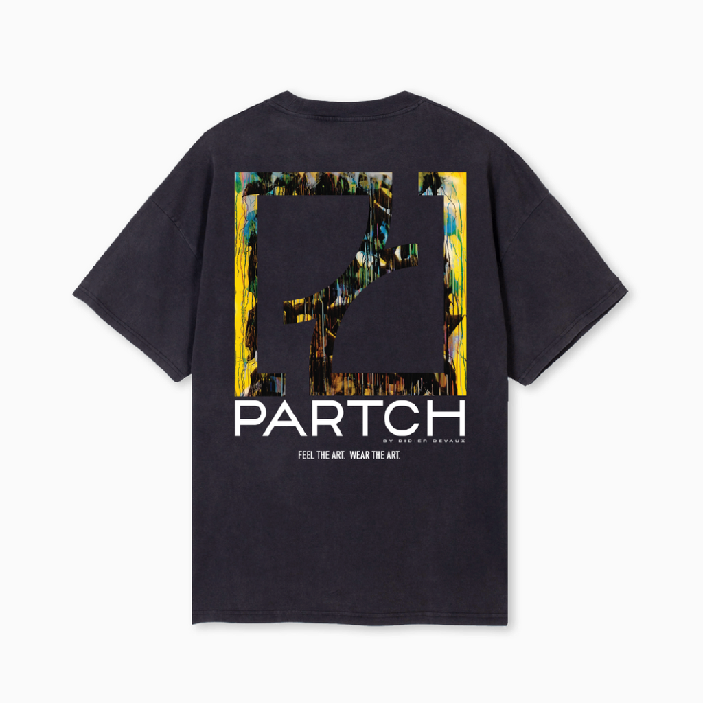 Partch Abstract Print T-Shirt for Men | Cedric Bouteiller