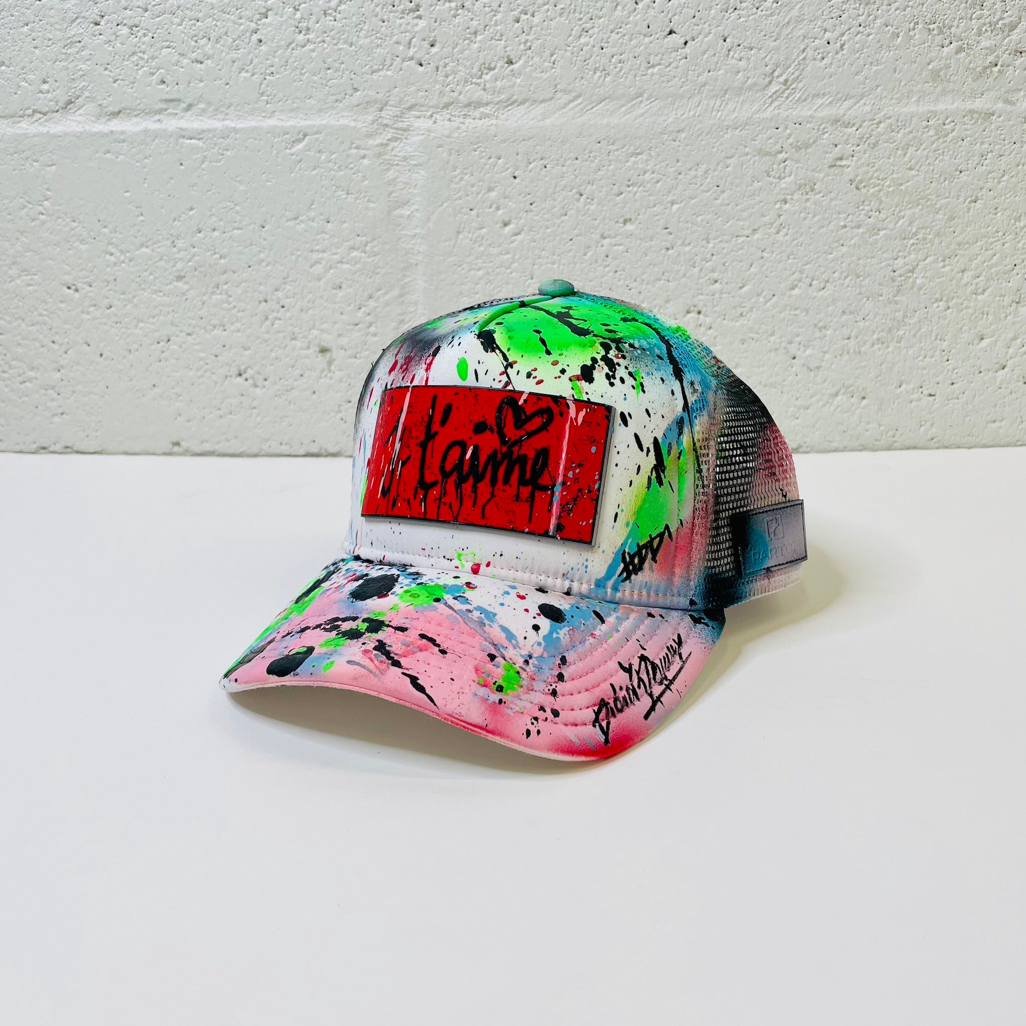 Partch Atelier Je t'aime Trucker Cap White | Special Edition Didier Devaux