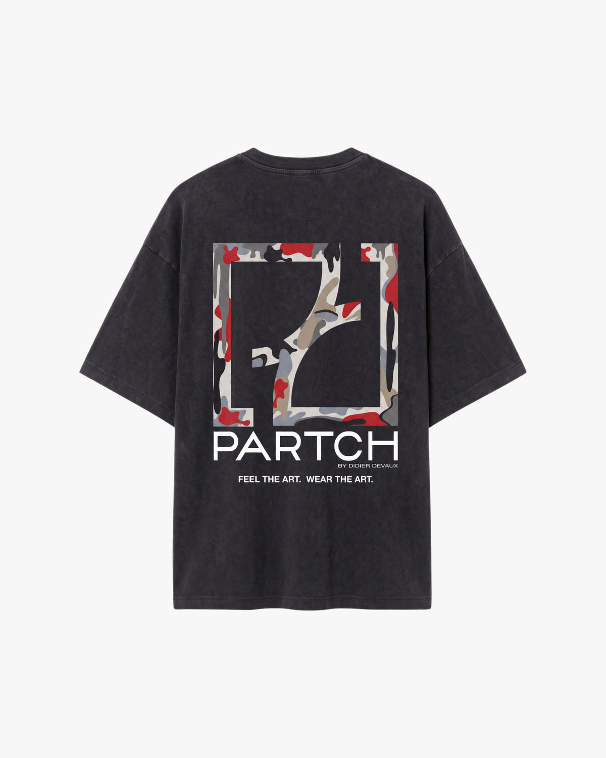 Drift Oversized T-Shirt Vintage Black Cotton | PARTCH