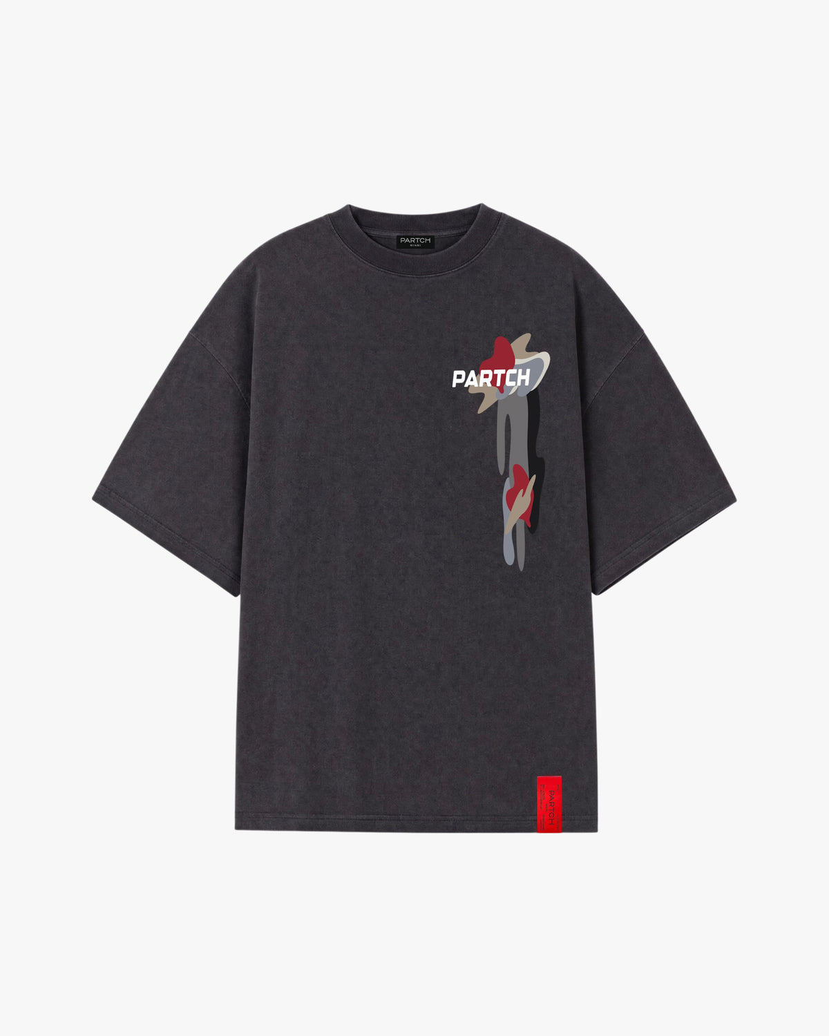 PARTCH Drift Oversized Tee Vintage Black fro Men | Luxury Streetwear