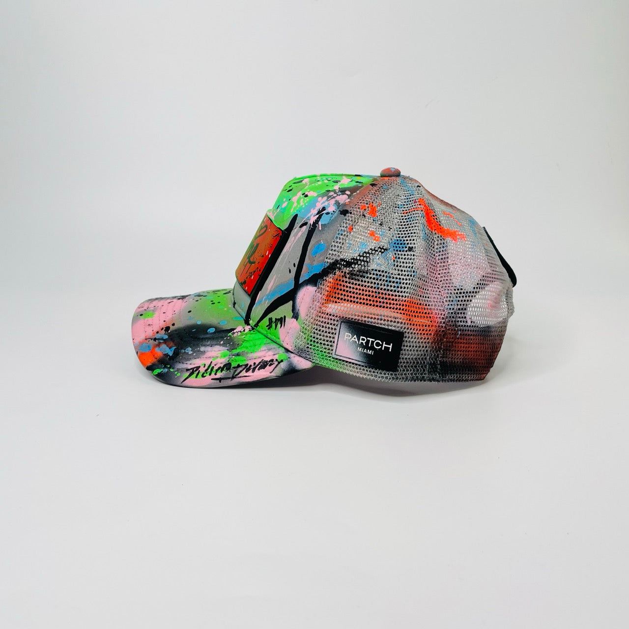 Partch Hand-Painted Je t'Aime Trucker Hat Limited Edition | Didier Devaux