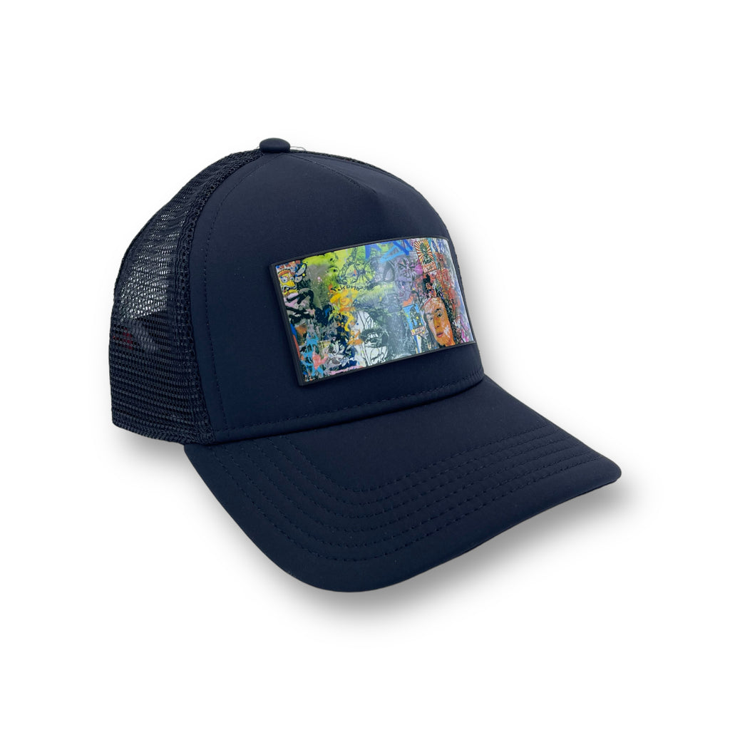  Icon Trucker Hat w/ Art Partch-Clip by Cedric Bouteiller - Black Hats | PARTCH