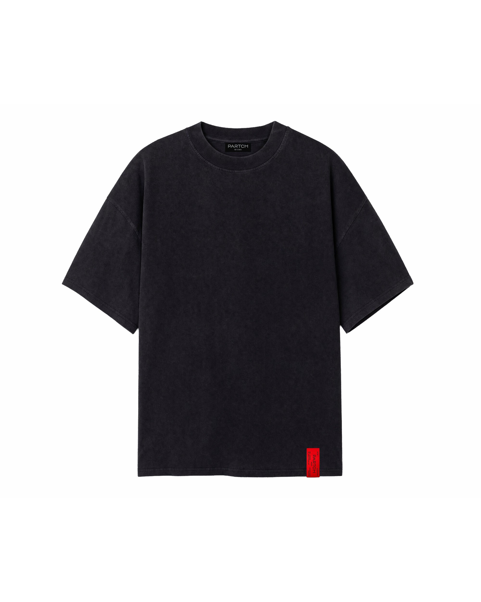 PARTCH Luxury Must Oversized Tee Black Organic Cotton | Elegant Chic Streetwear