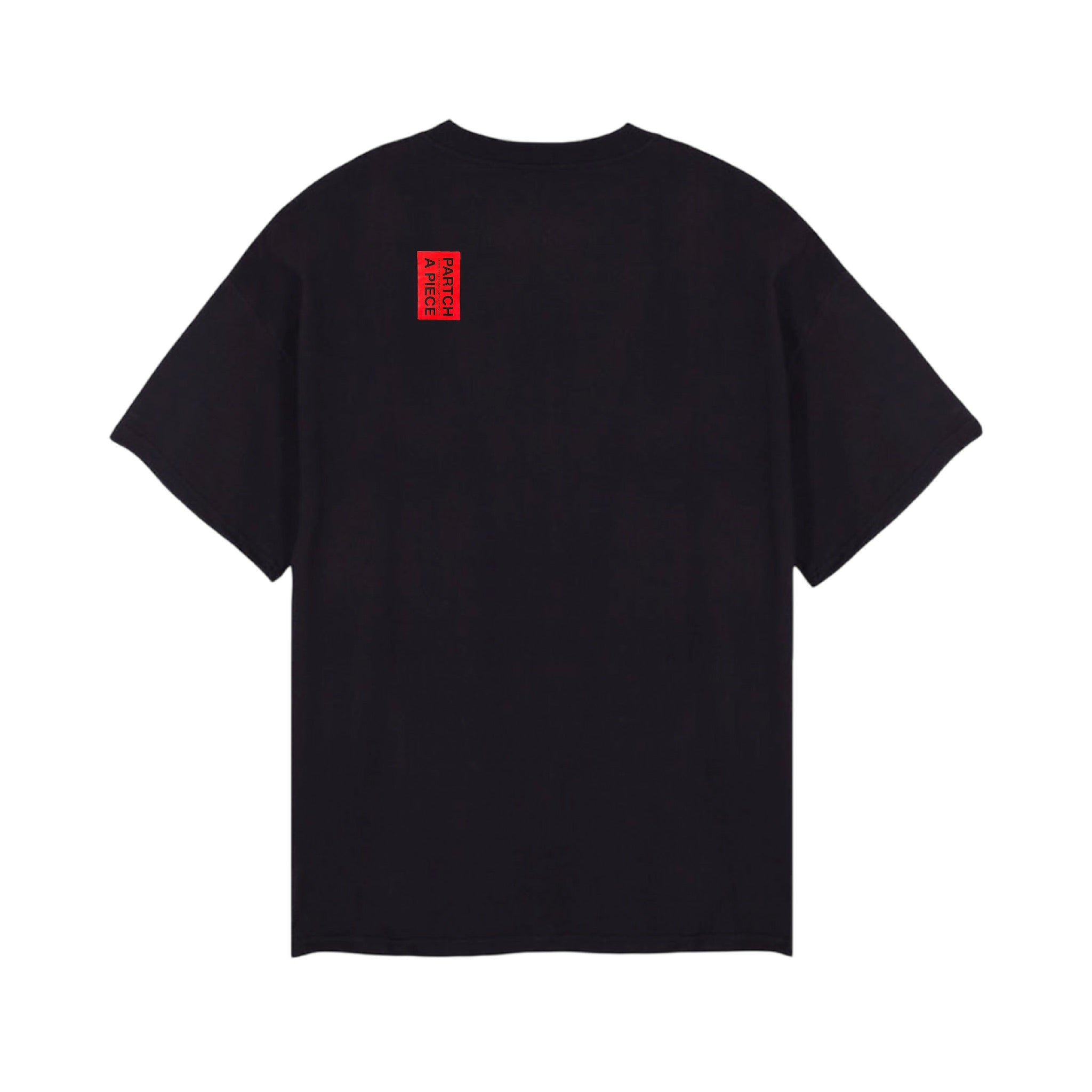 Black Designer Oversized T-Shirt Cotton Drop Shoulders | Partch Miami