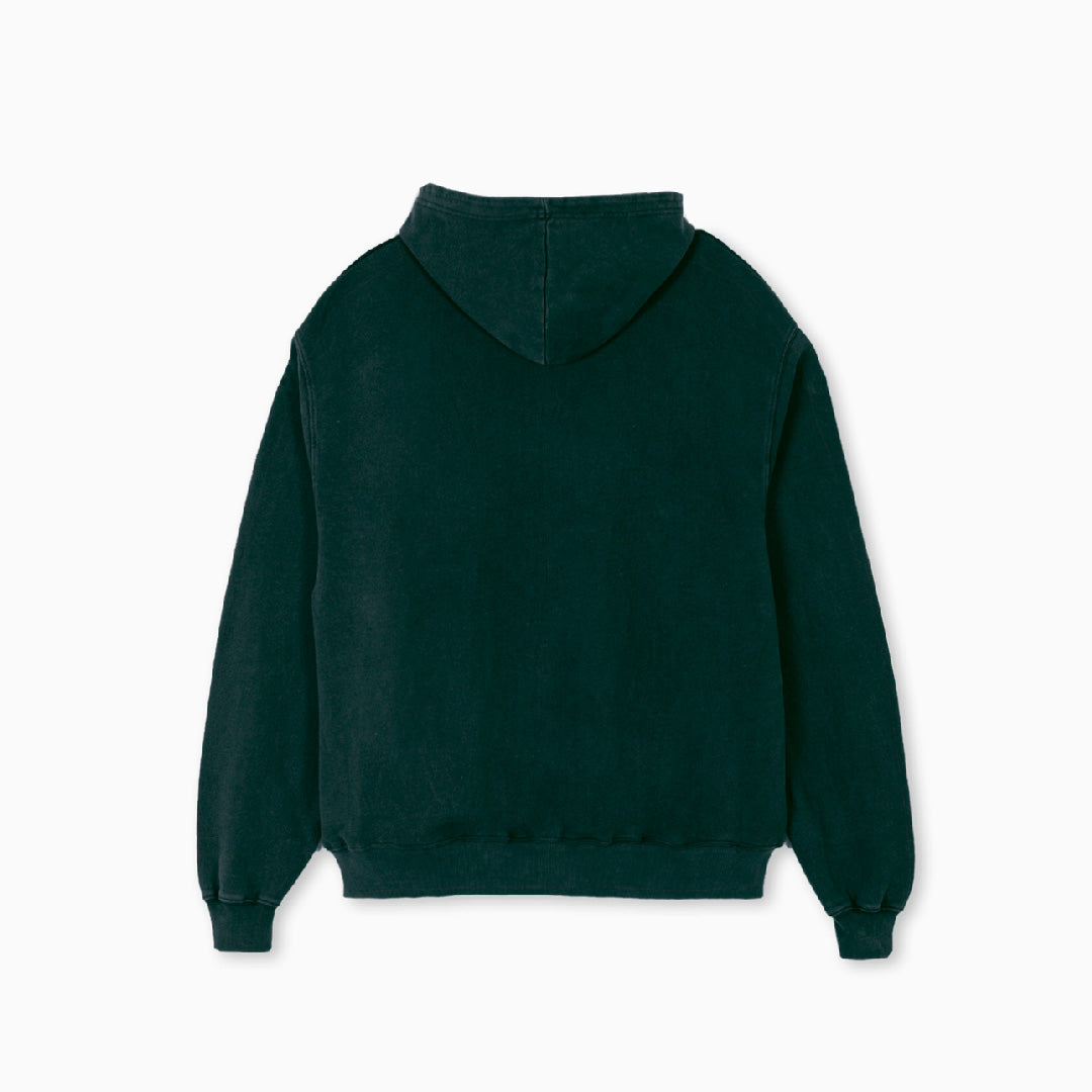 Green hoodie online plain