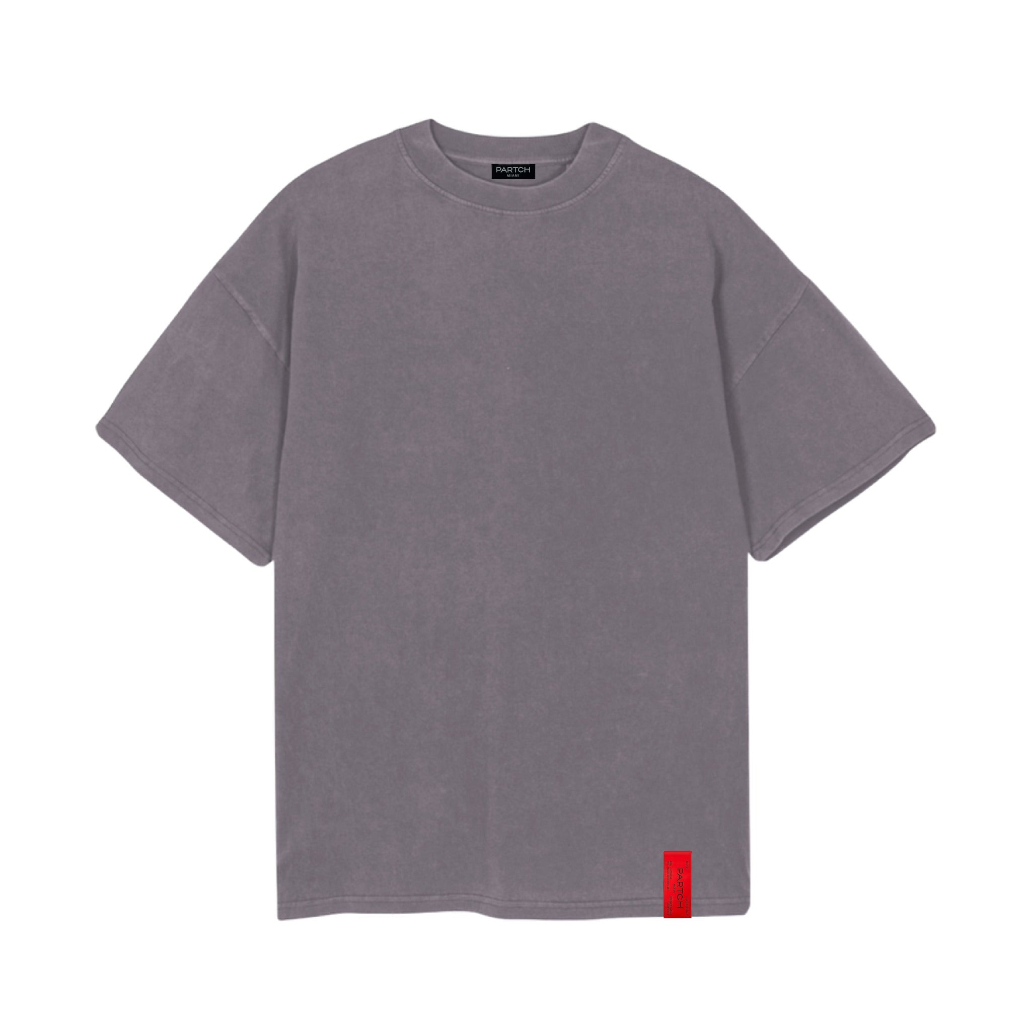 Partch Must Luxury Blank T-Shirt Oversized Washed Grey | Luxury Streetwear