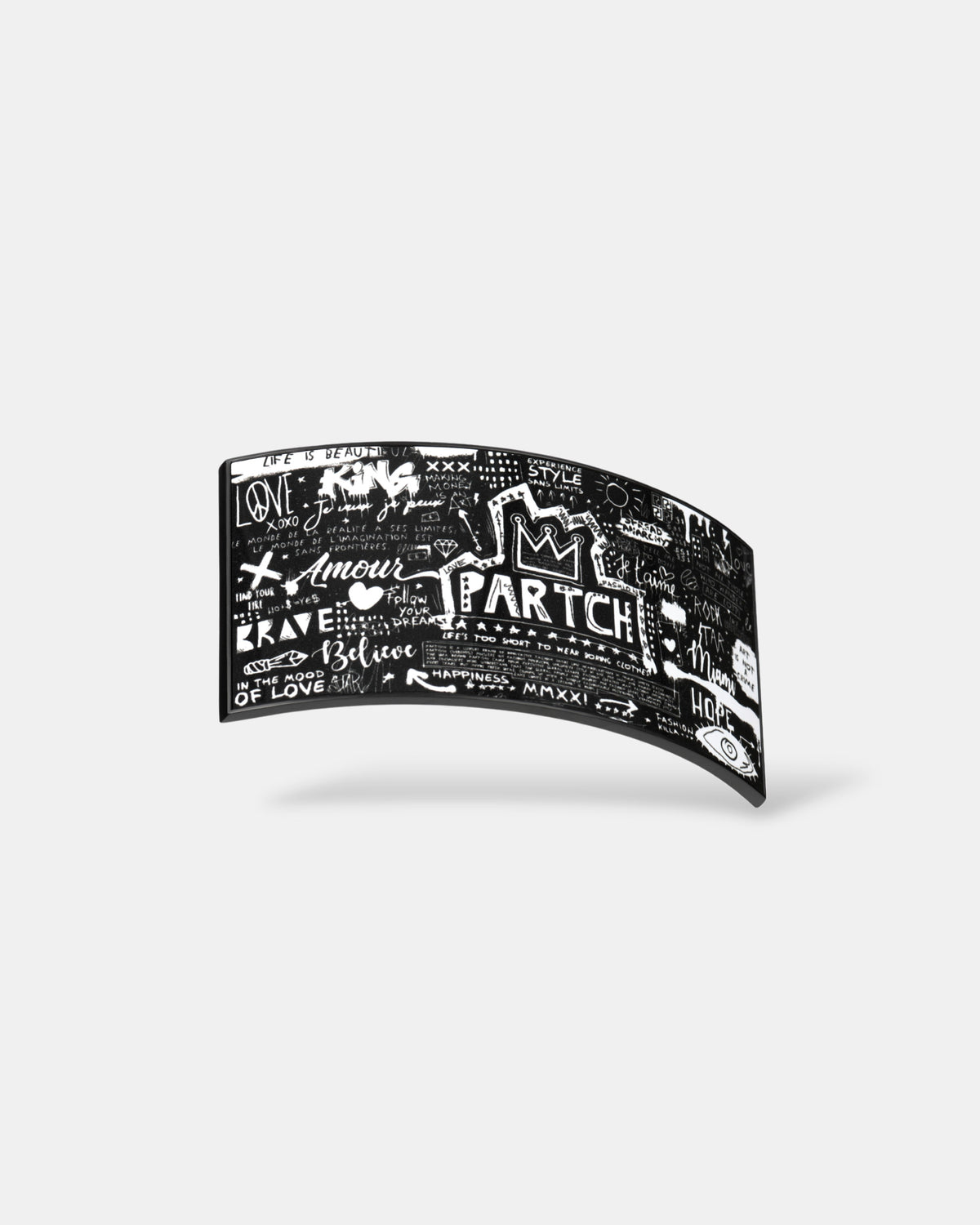 Pop Love Crown Artwork Partch-Cliup Removable for Trucker Hats and Caps | PARTCH Didier Devaux