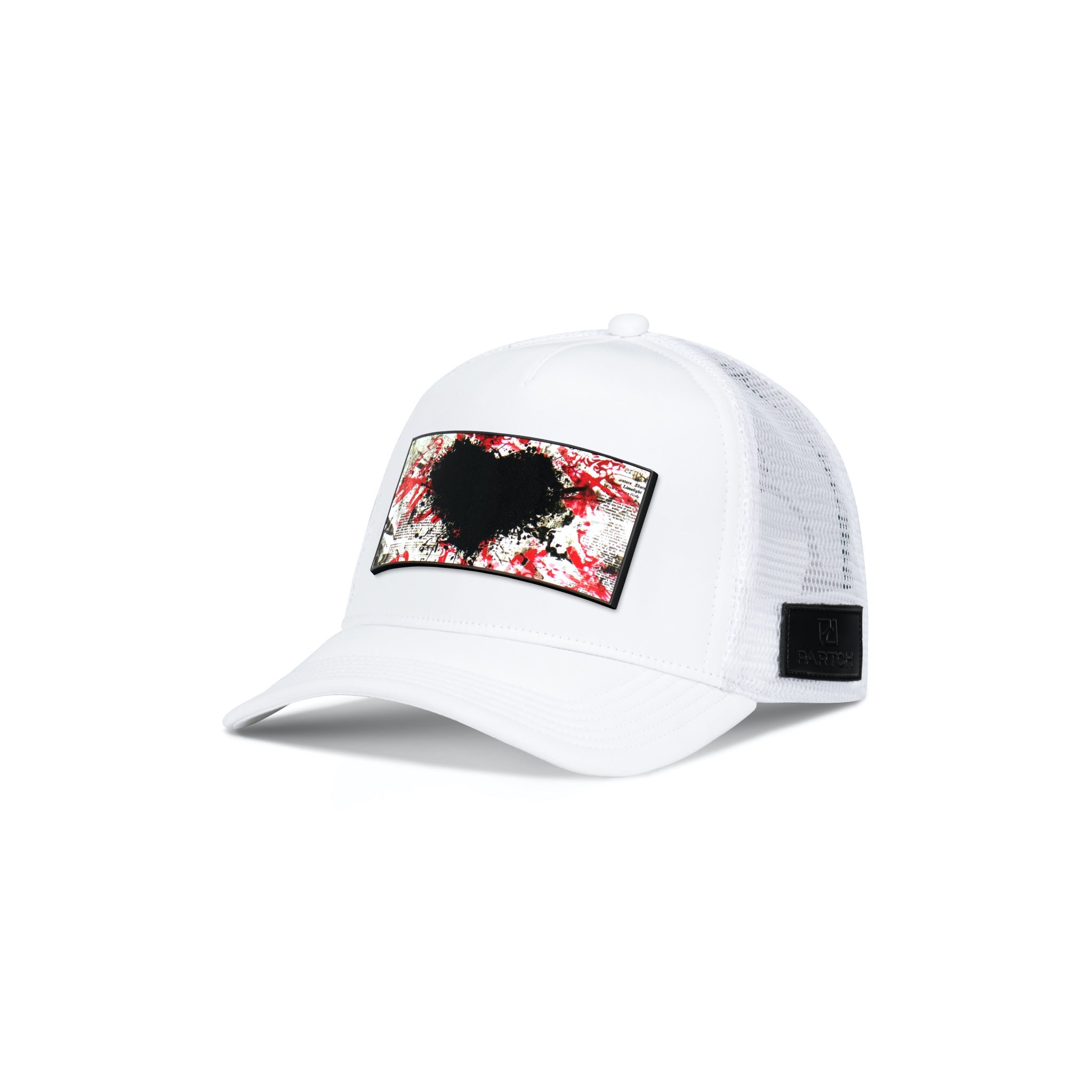 Partch Trucker Hat White with PARTCH-Clip Inspyr Front View