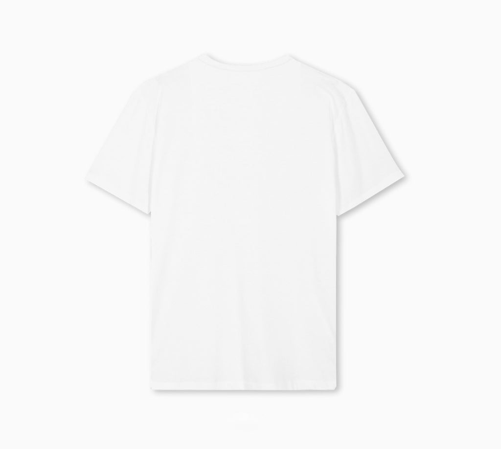 White T-Shirt Short Sleeves Art je t'aime printed at the front | PARTCH