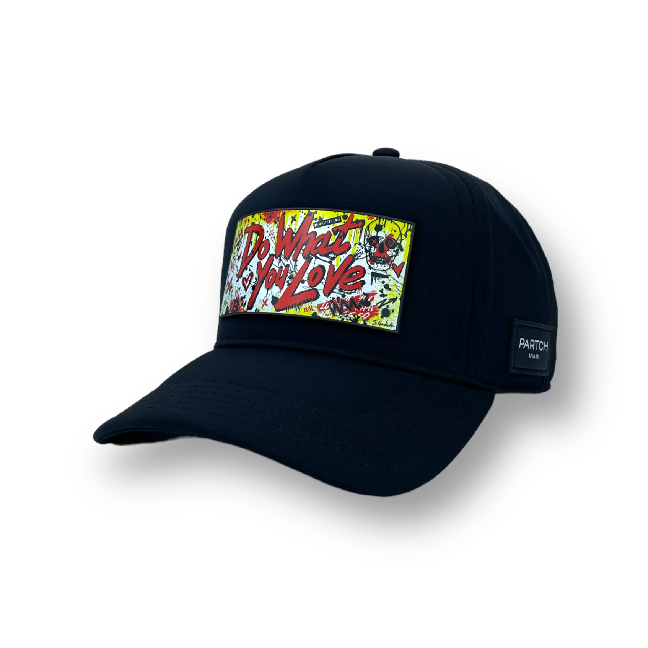 PARTCH DWYL Art Trucker Hat Black FF w/ Removable clip