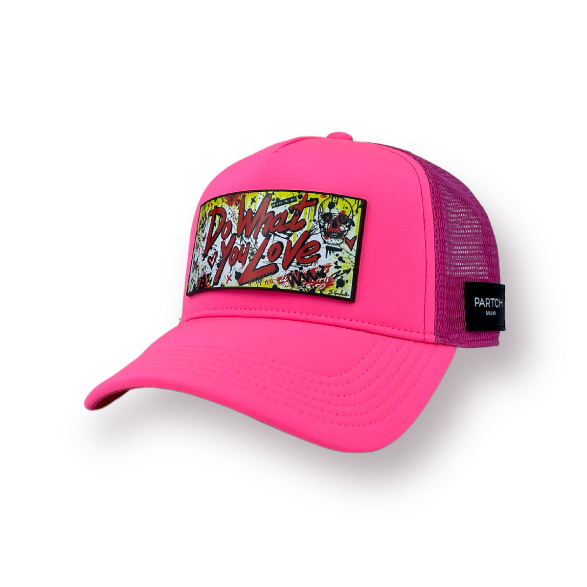 Partch DWYL Trucker Hat Pink for Women | Do What You Love  display picture 1