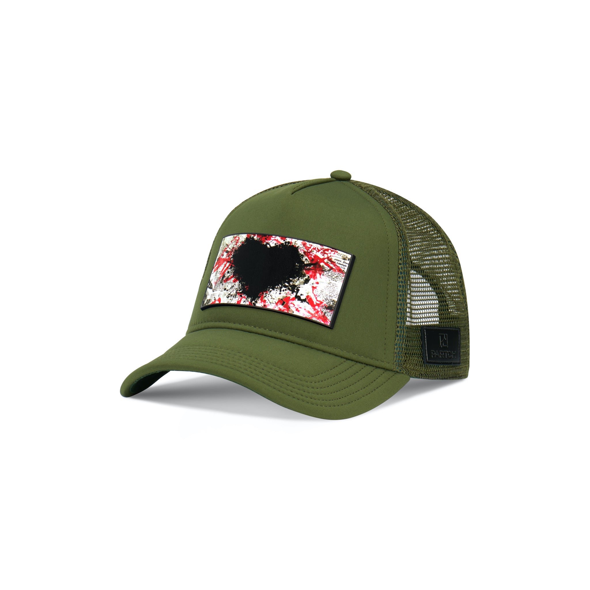 Partch Trucker Hat Kaki with PARTCH-Clip Inspyr Front View