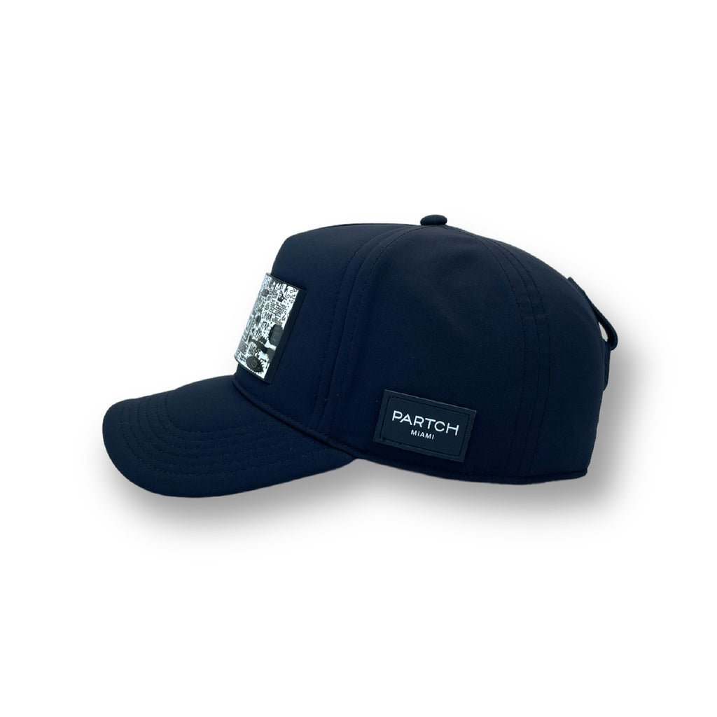 PARTCH Pop Love Black Trucker Hat for Men Spandex 