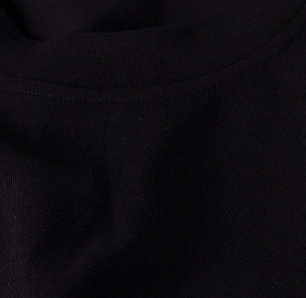 Partch Premium Black T-Shirt Core Crew Regular Fit Luxury Organic Cotton 