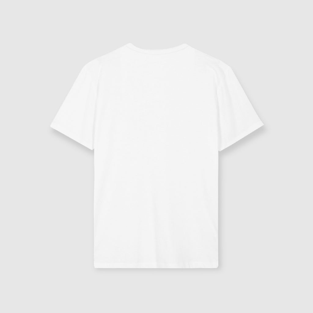 Partch Must t-shirt white organic cotton back view regular fit | for Men