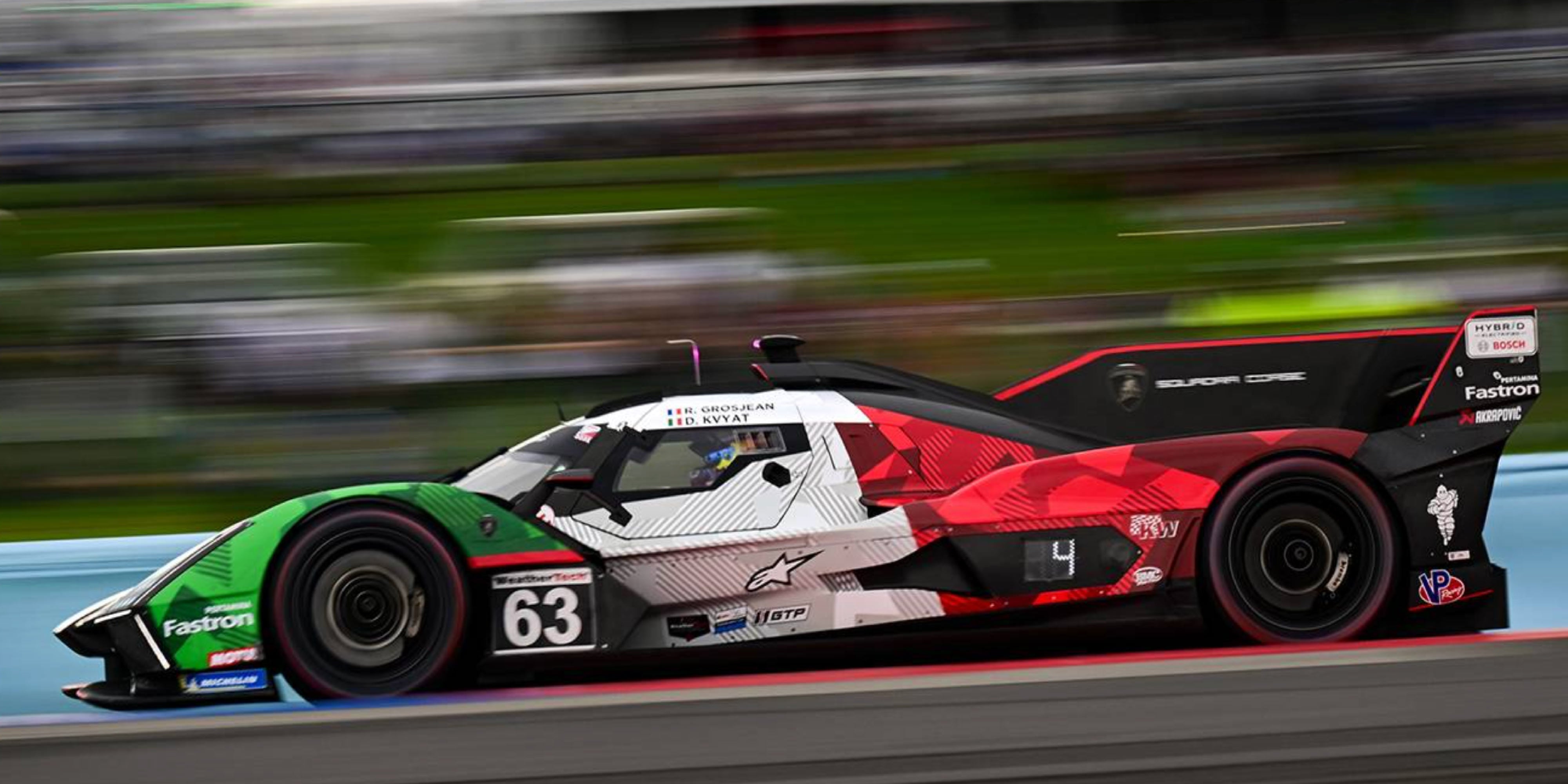 Lamborghini SC63 Romain Grosjean IMSA SportsCar Championship 