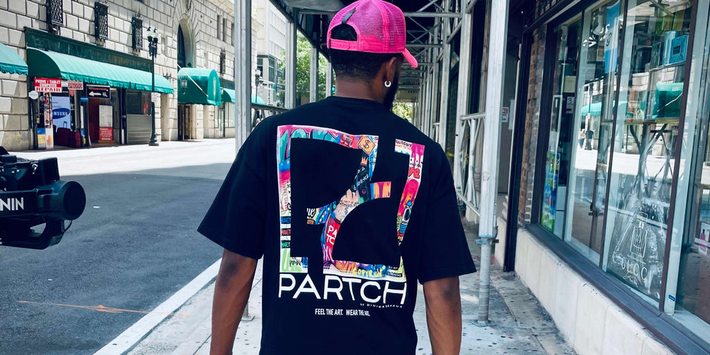 Partch Mona Lisa Art Logo printed at the back - Graphic Tee