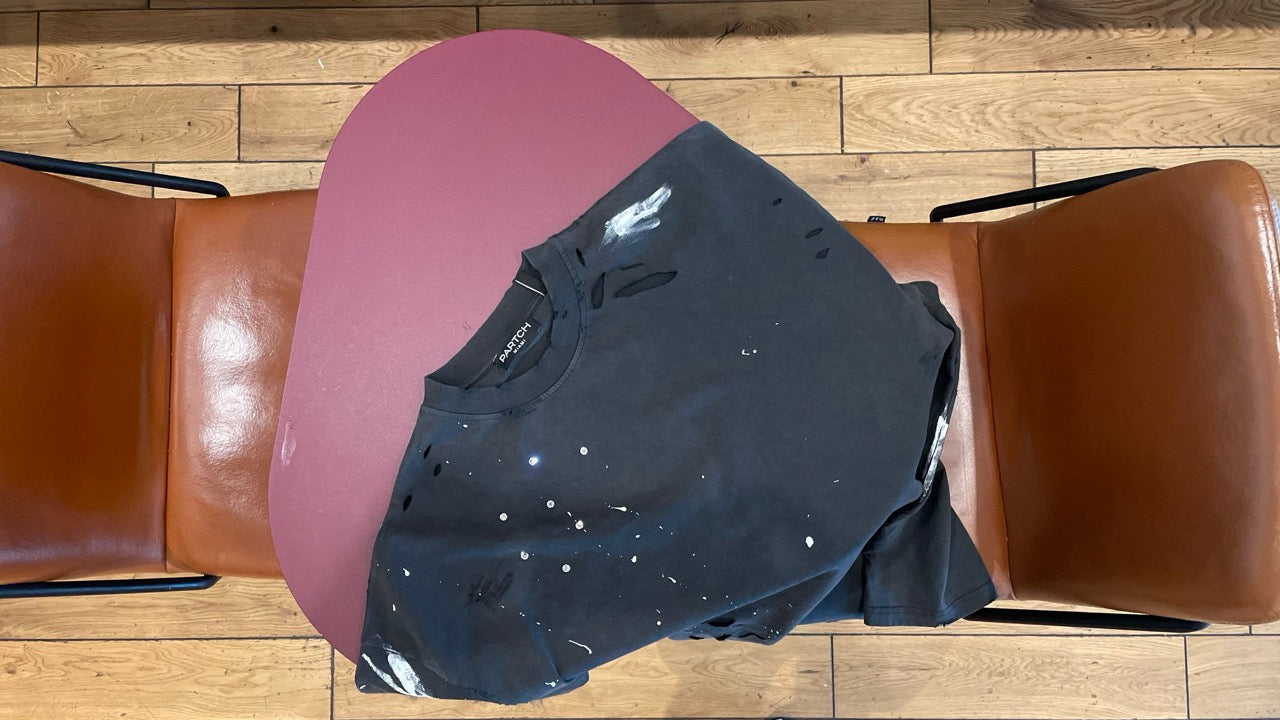 Men's Designer and Luxury T-Shirt Vintage, hand-painted - Partch Fasshion