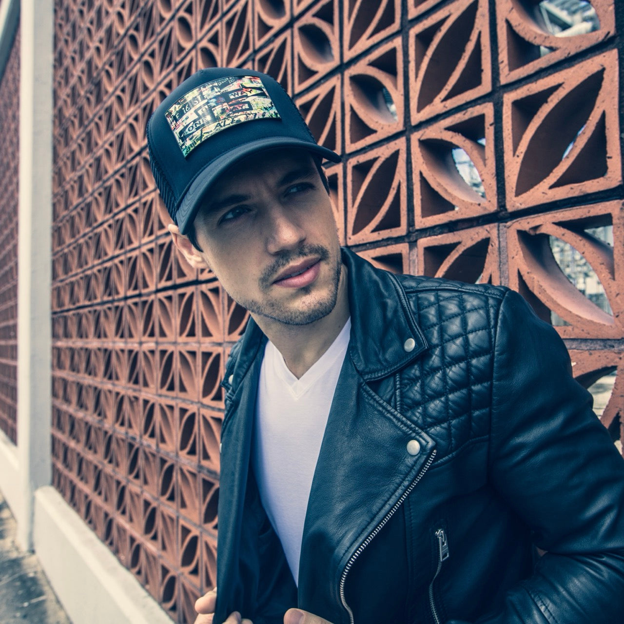 Partch Unixvi New York Trucker Hat Black, Breathable, Adjustable | Men's Hats & Caps