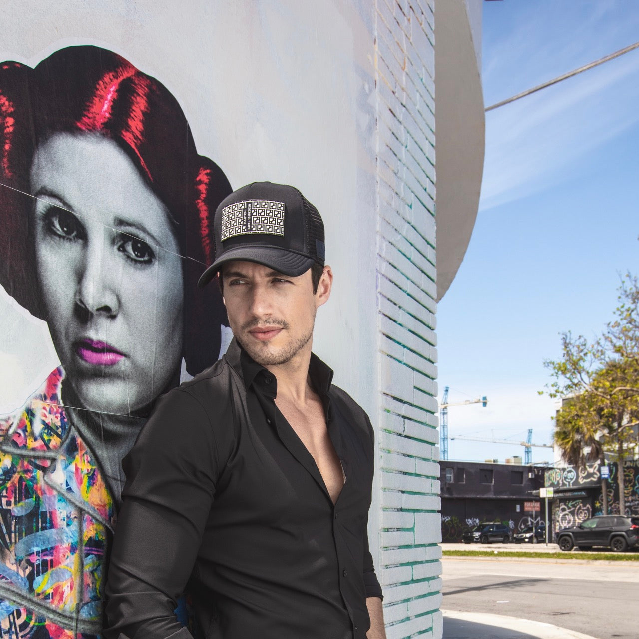 PARTCH BRKL Brickell Trucker Cap Black | Designer Hats & Caps