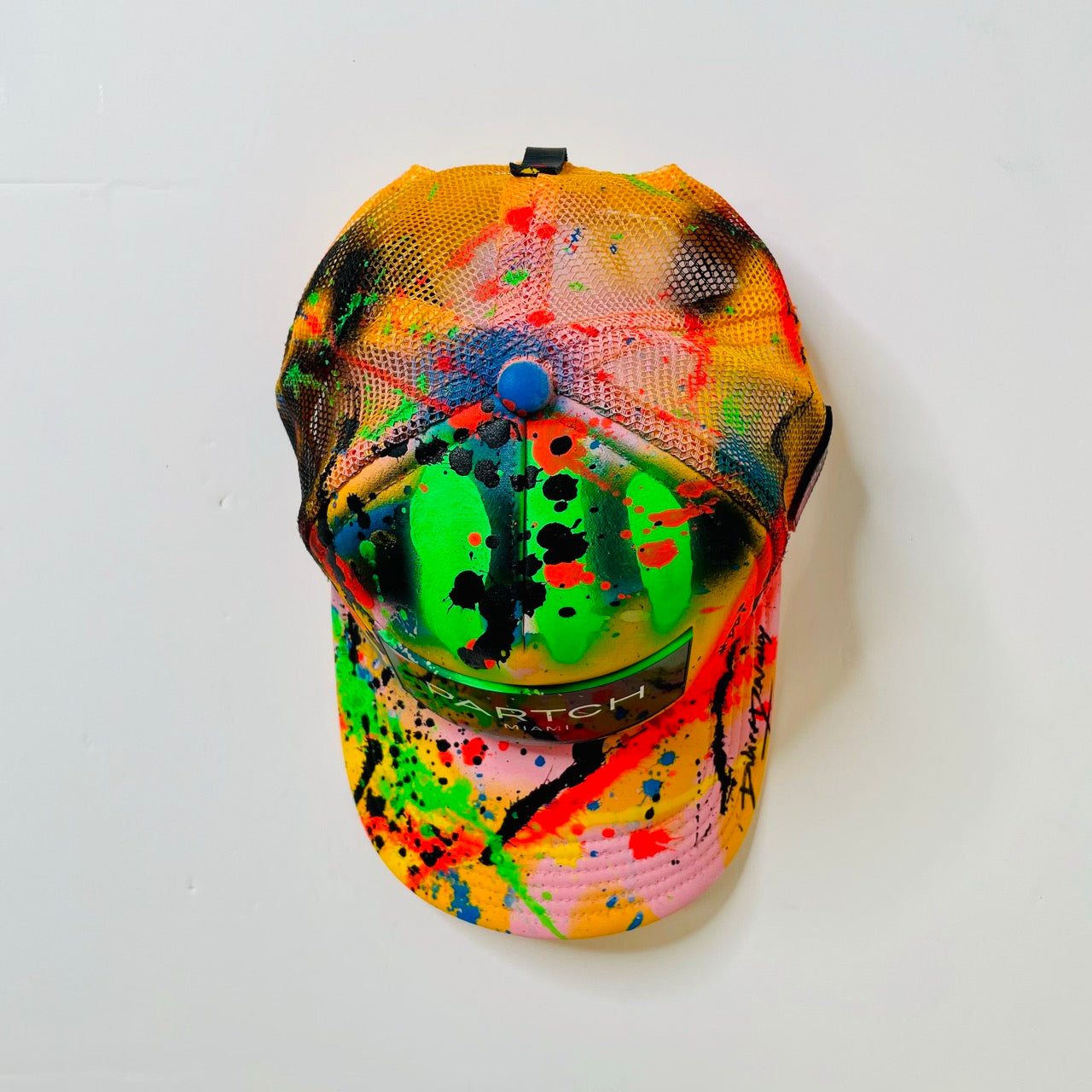 Partch Logo Print Trucker Cap | Atelier Collection