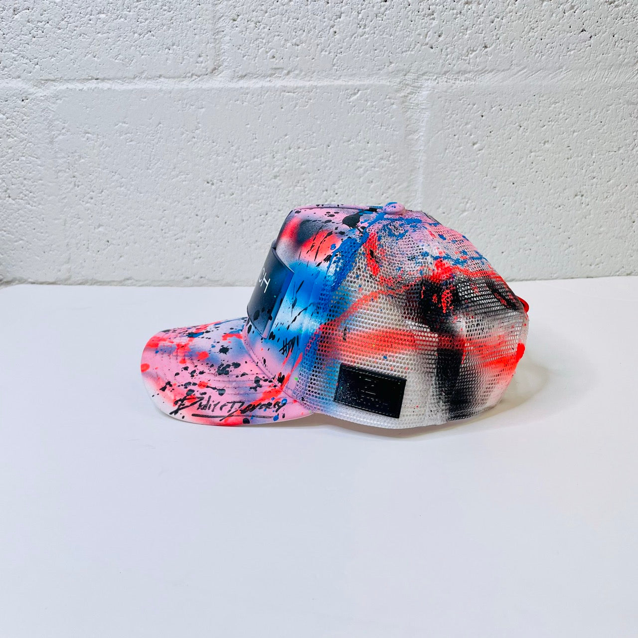 Partch Workshop Hand Splattered Cap | White