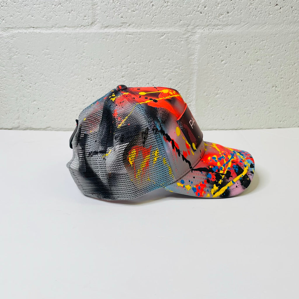 PARTCH Atelier Custom Painted Luxury Trucker Hat w/ Removable Partch-clip