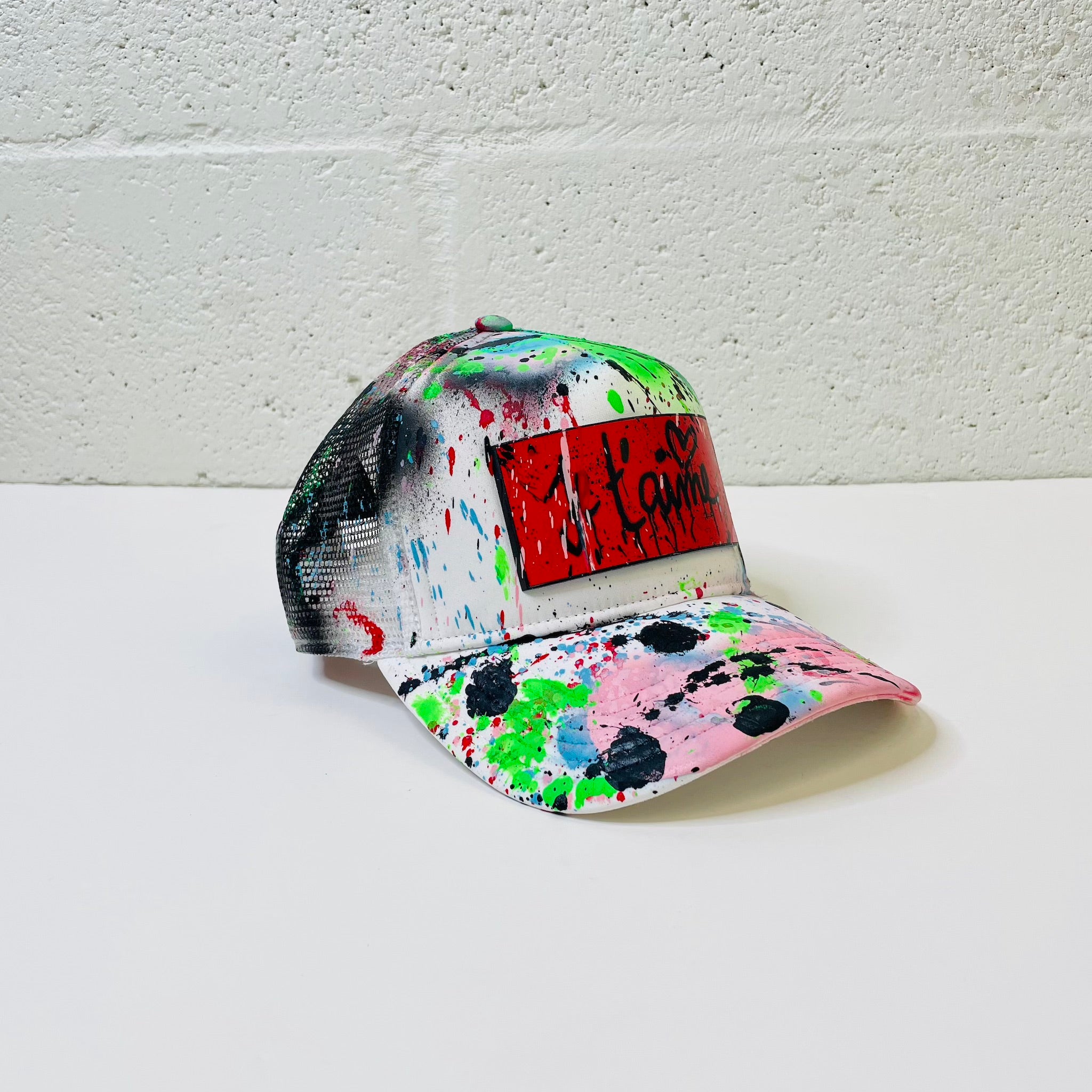 Atelier Partch Hand-Painted Cap 5 panel white | by Didier Devaux
