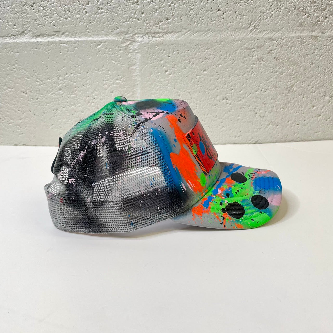 PARTCH Workshop Hand Painted Trucker Cap | Grey