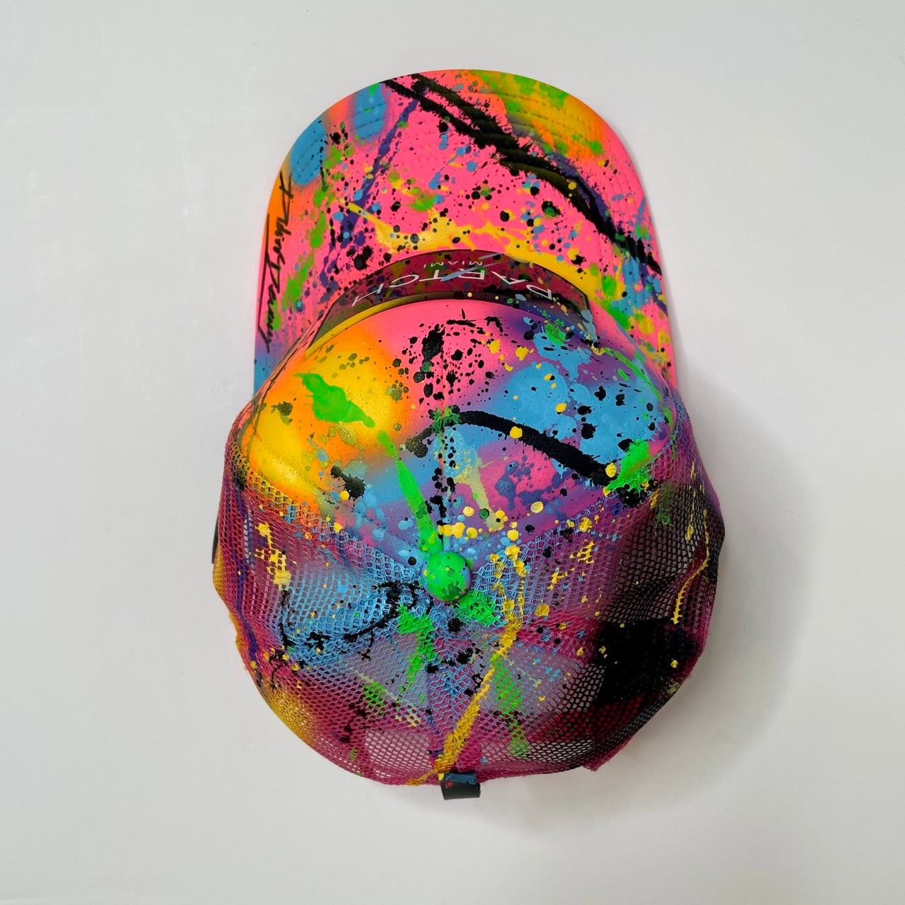PARTCH Atelier Logo Cap Pink | Custom Hand Painted Hats