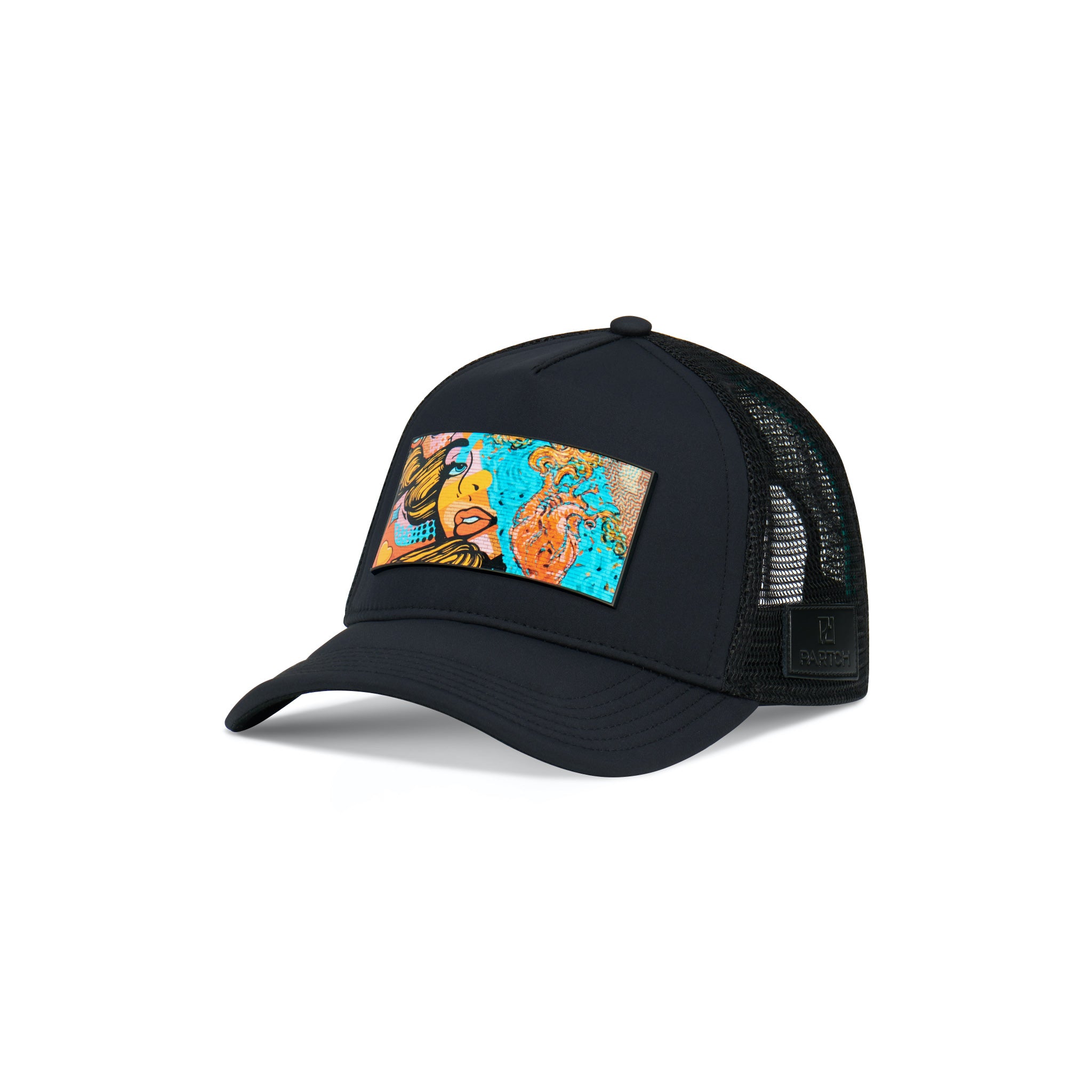 Partch Esxyt Trucker Hat Red Removable Clip