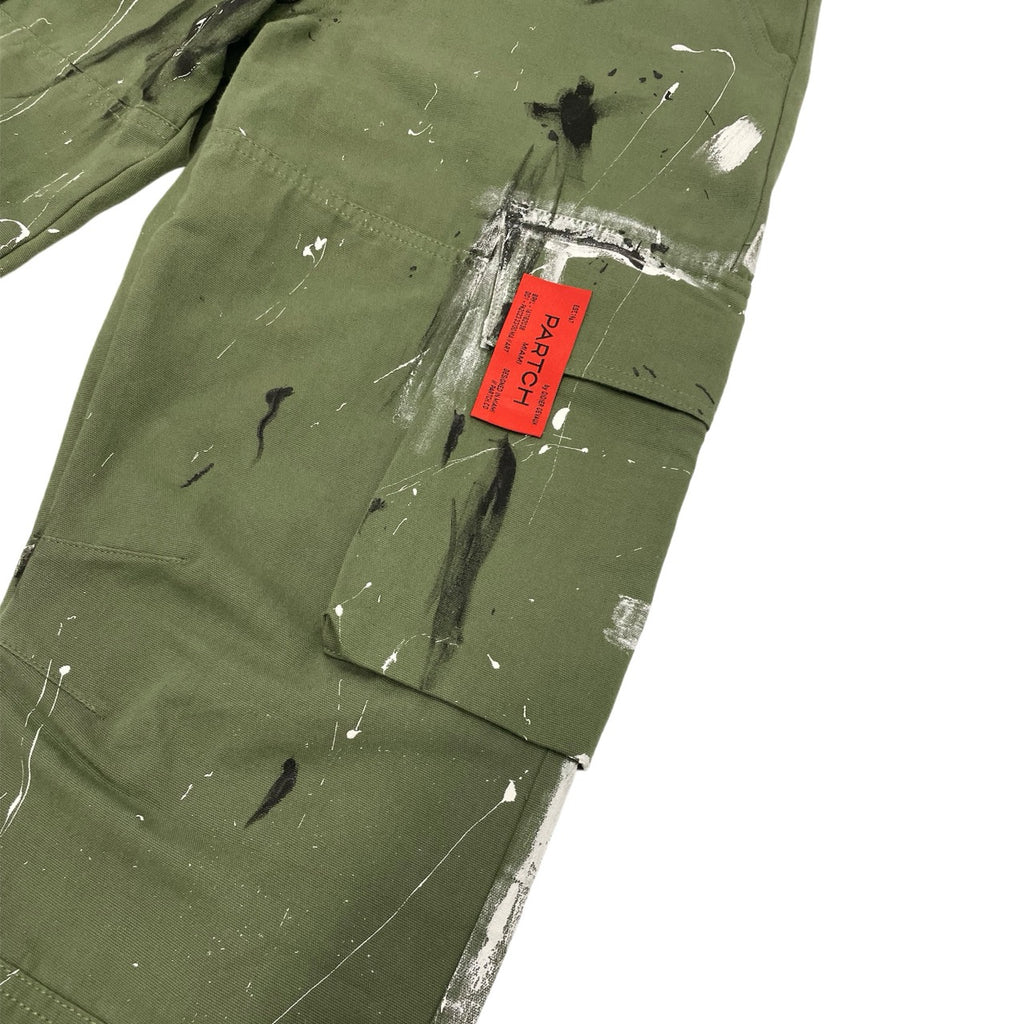 Partch Cargo Pant Workshop Hand Painted Luxury Red Label | Designer Pants