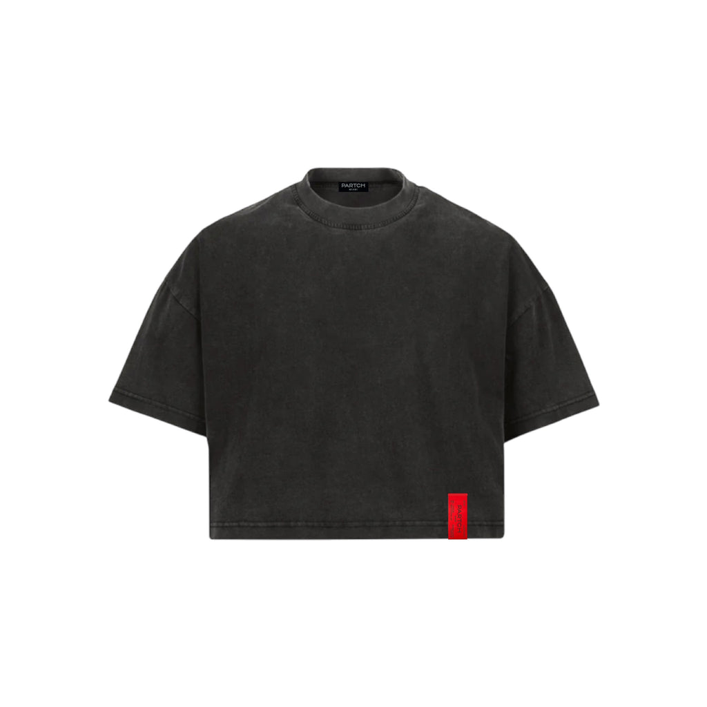 Partch Luxury Cropped Oversized Tee Vintage Tee Organic Cotton | Must Collection Blank T-Shirts