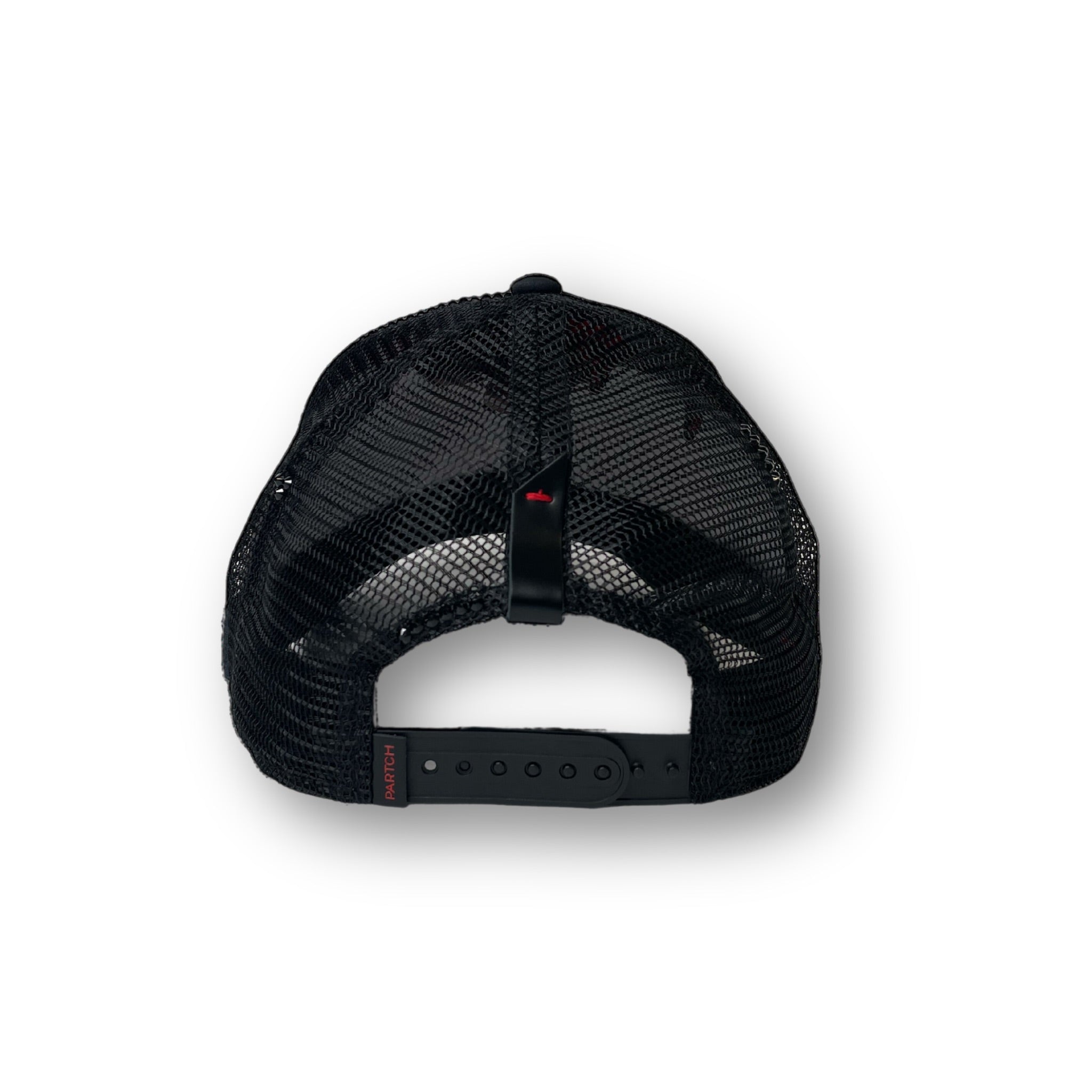 Partch Logo Crystal Cap 5 panel in Black 