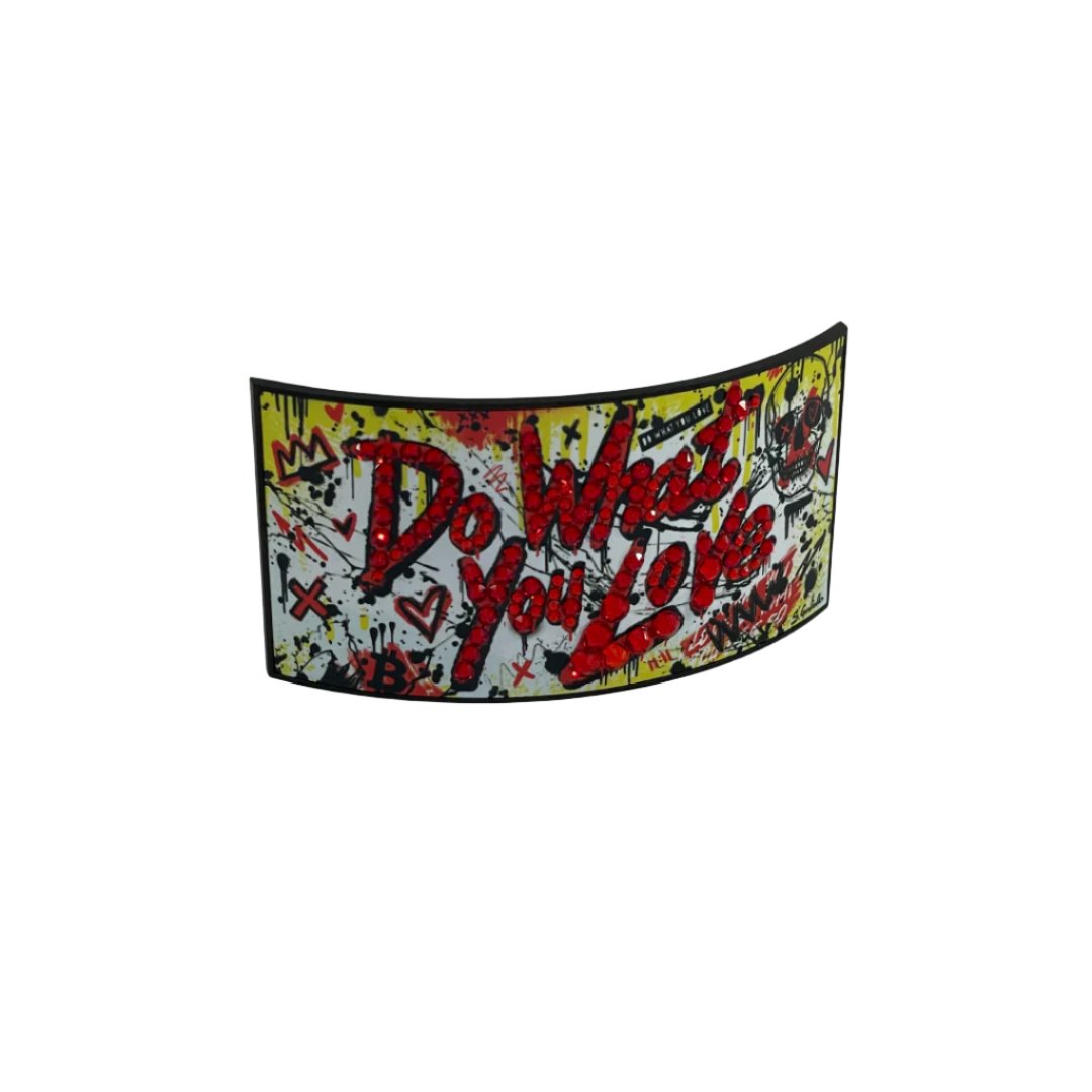 Do What You Love Crystal Partch Clip Removable Patch for Caps | PARTCH