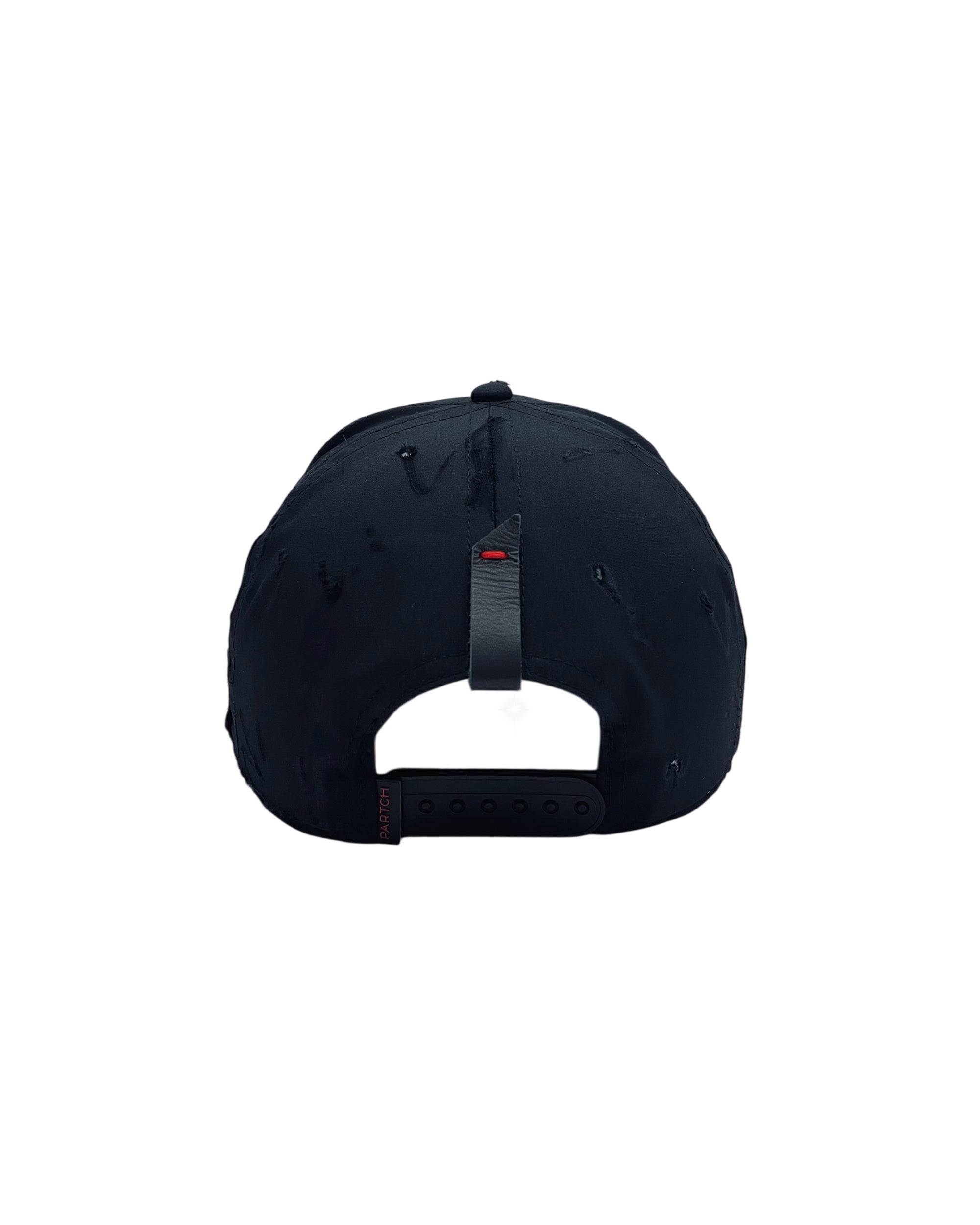PARTCH Pop Love Black Trucker Hat Distressed | PARTCH-Clip