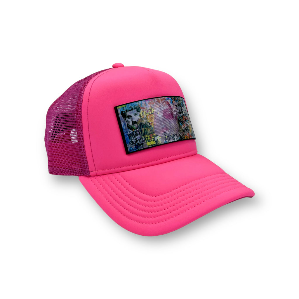 Partch Dreams Mesh-back Trucker Baseball Hat in Pink for Men 