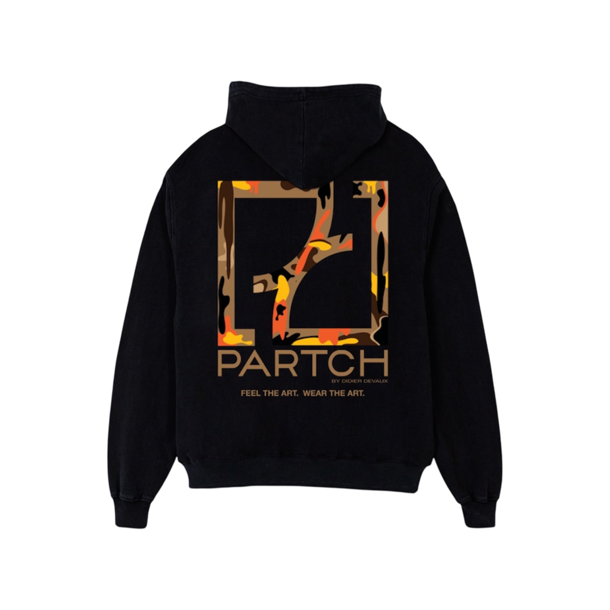 Black Designer Fashion Hoodie Oversized Fit Drift Art Graphic Print | Limited Edition Sweatshirts