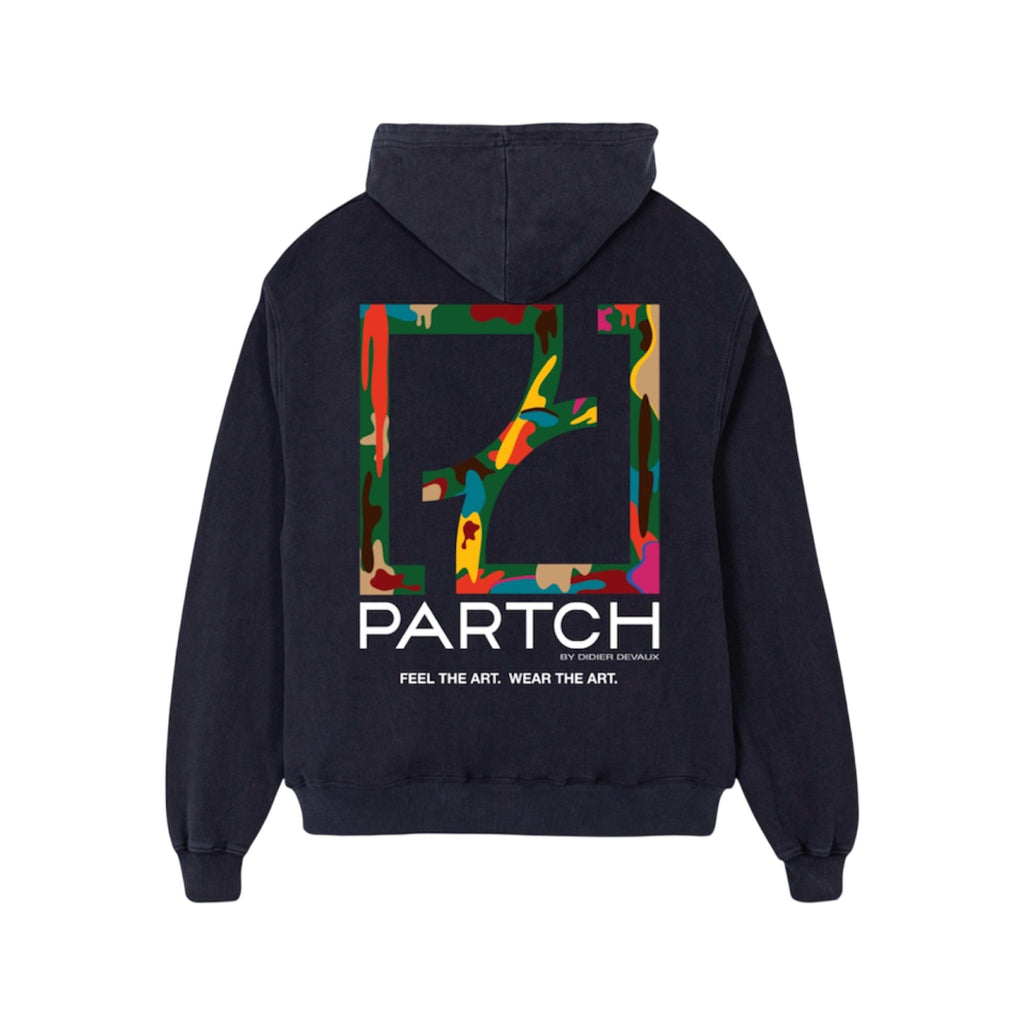 Designer Oversized Hoodie Graphic Drift Cotton | PARTCH by Didier Devaux