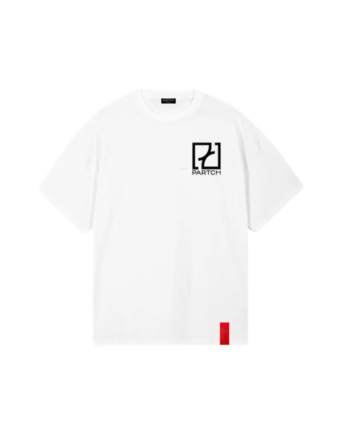 Partch Drip Luxury T-Shirt Logo Printed White for Men | Luxury Streetwear