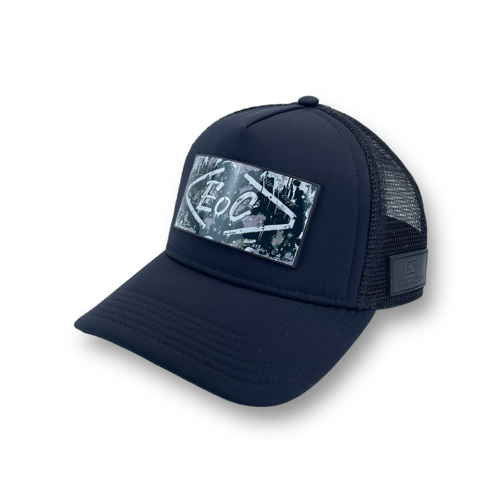 PARTCH X EOC Trucker Hat Black for Men | Breathable Caps
