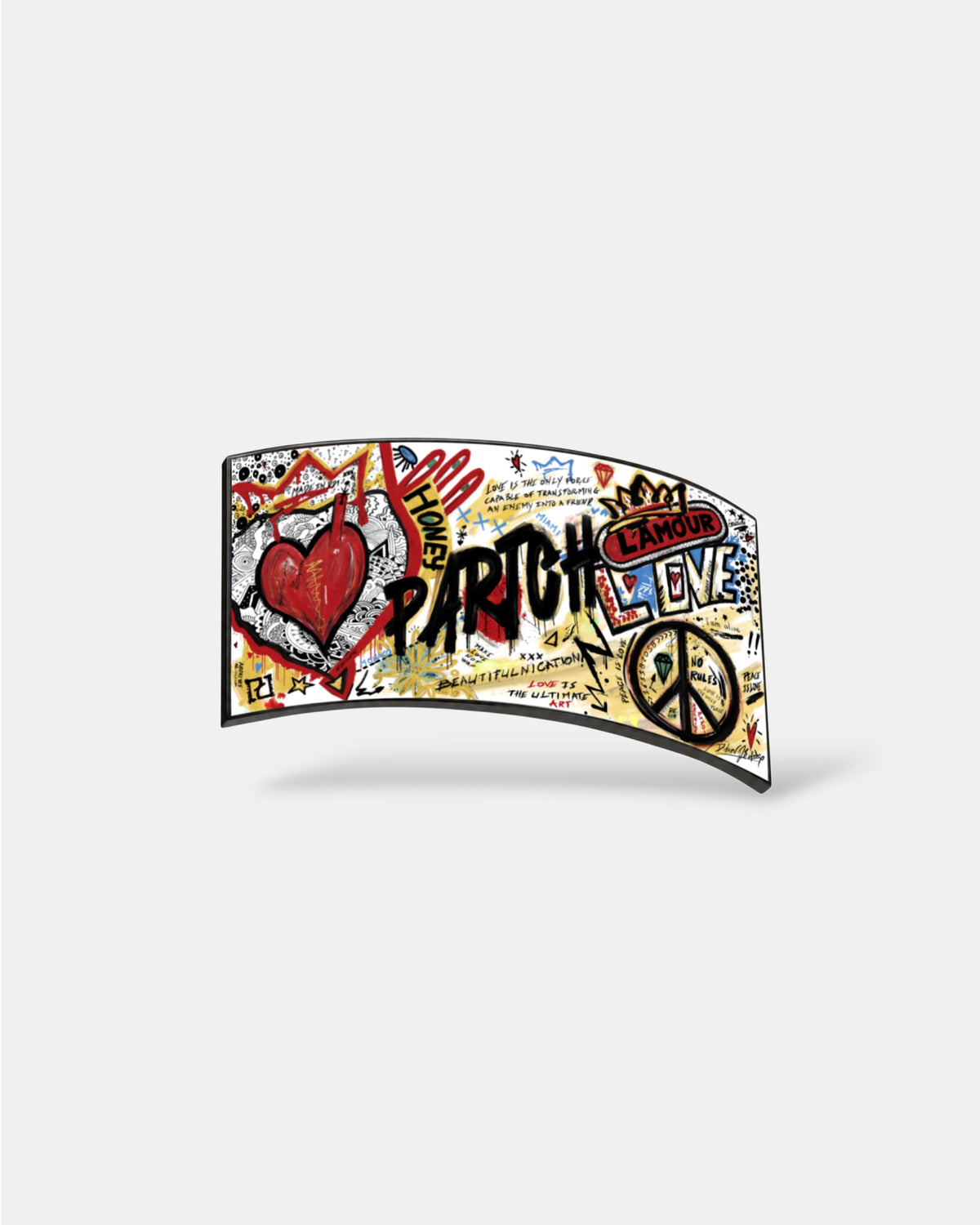 Folie PARTCH-Clip for Trucker Hat featuring original contemporary artwork by Didier Devaux | PARTCH