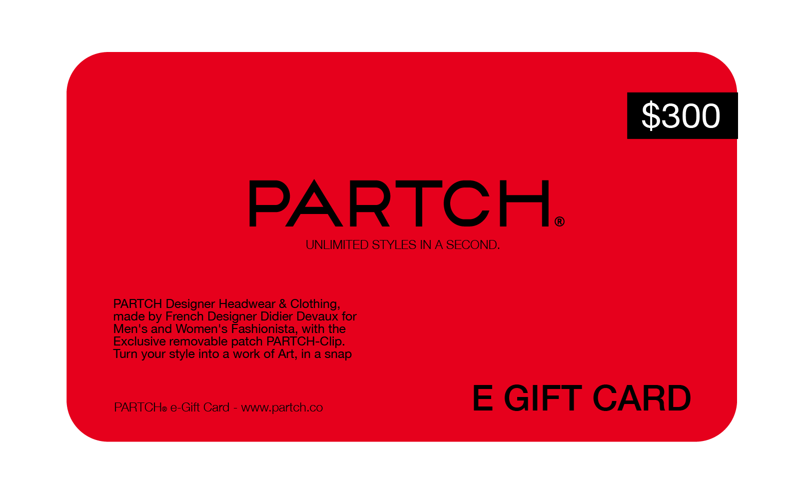 Luxury Streetwear Gift Card | PARTCH – PARTCH Fashion