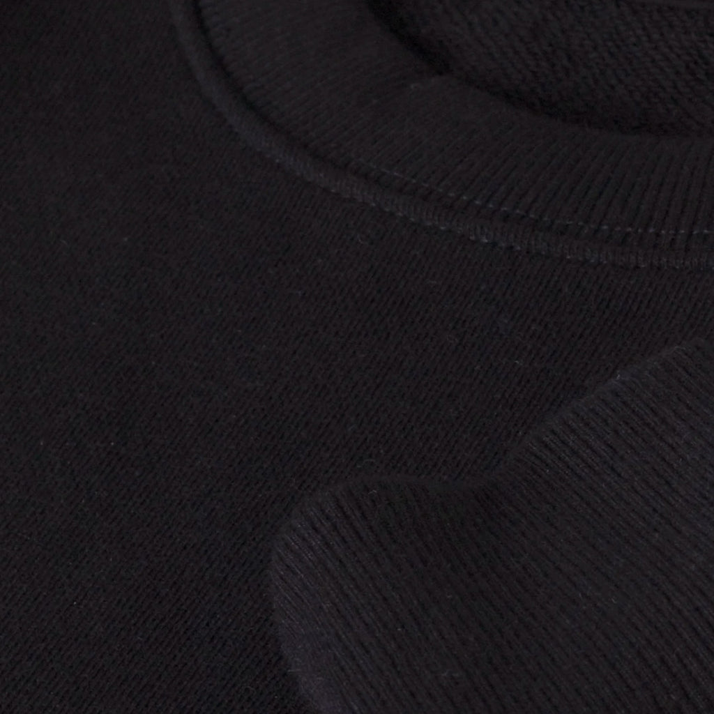 Sweatshirt long sleeve organic cotton in black | PARTCH