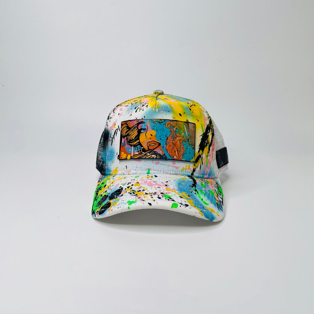 Partch Exsyt Trucker Hat White Atelier Colelction by Didier Devaux | Limited Edition 