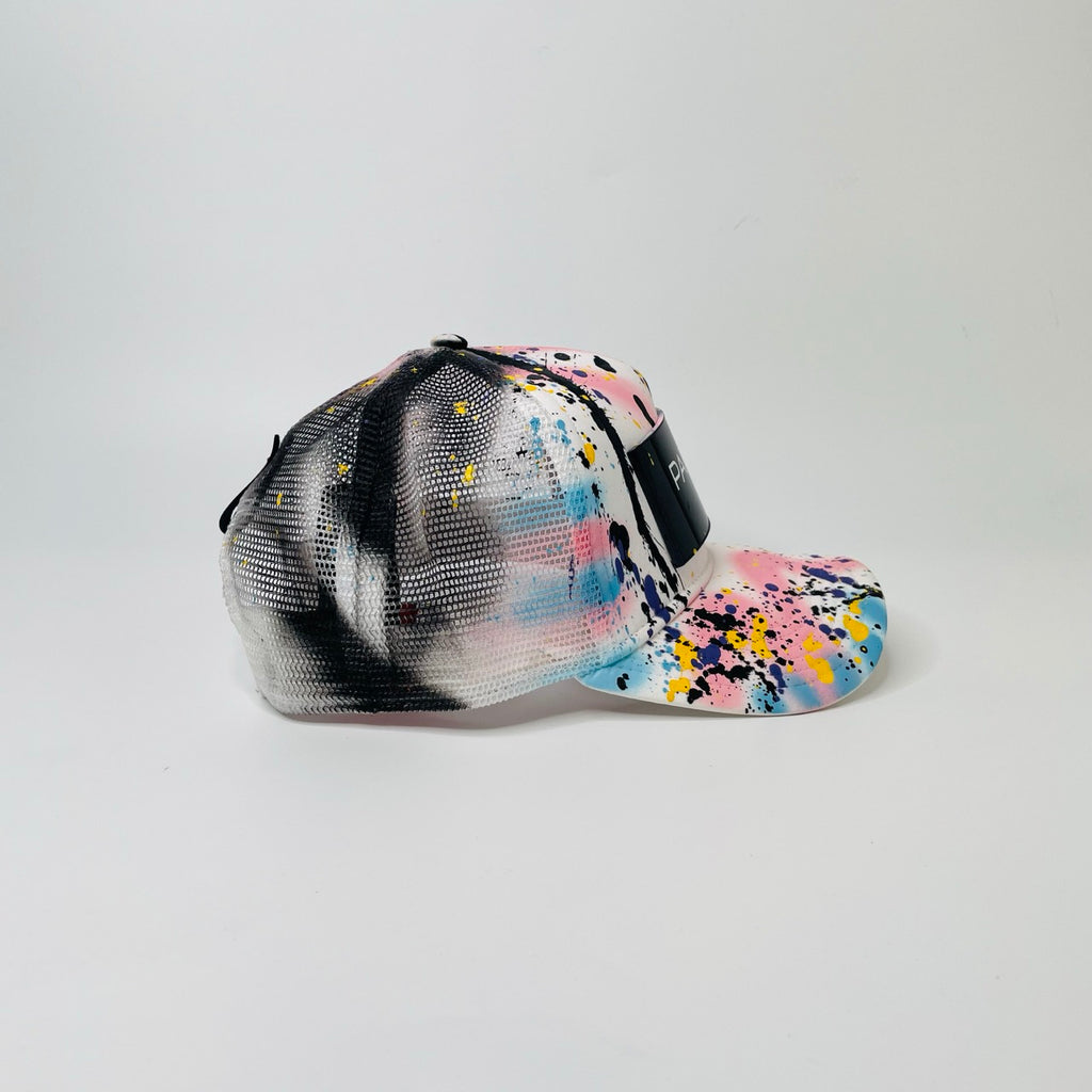 Partch Logo Trucker Hat Paint-Splatters Limited Edition  by Didier Devaux 