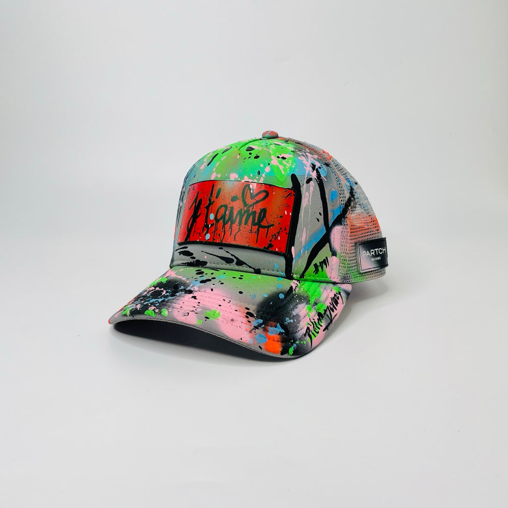 Partch Je t'Aime Hand-Painted Trucker Car Workshop | Limited Edition