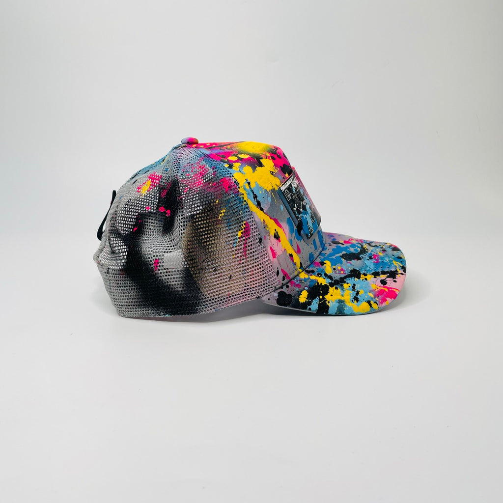 Partch Paint-Splatters Trucker Hat Gray Workshop Special Edition | Didier Devaux